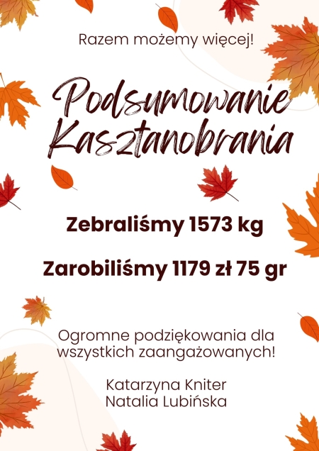 Podsumowanie KASZTANOBRANIA